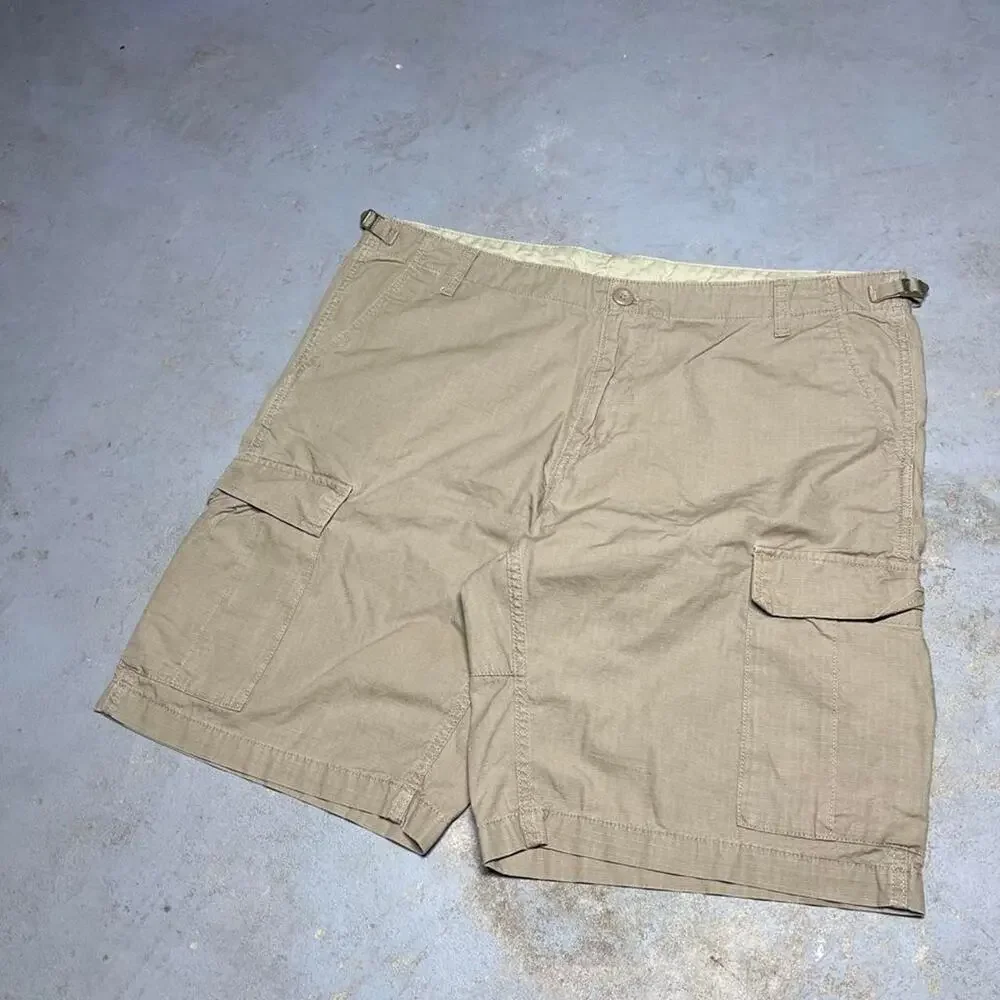 Carhartt WIP Aviation Ripstop Cargo Shorts - Tan (Size 38)